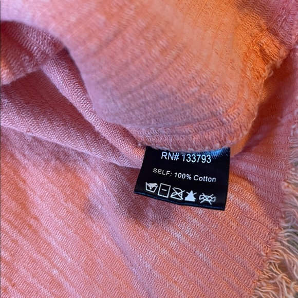 POL Clothing  Distressed Corduroy Jacket crop orange size large cord - Picture 5 of 7